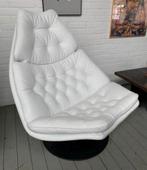 Fauteuil Artifort wit leer model F588 van Geoffrey Harcourt., Ophalen of Verzenden