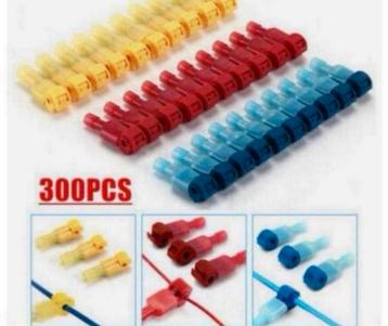 300x T-Taps Wire Connectors Geïsoleerde 300 Kabelverbinders beschikbaar voor biedingen
