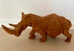 Neushoorn beeld hout, Ophalen of Verzenden, Zo goed als nieuw