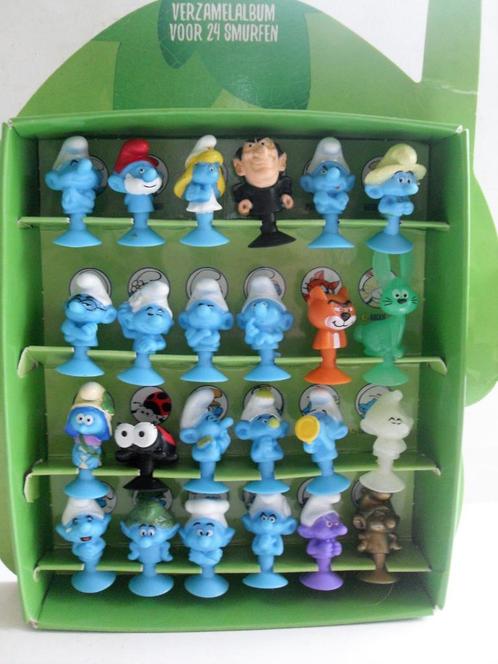 Smurf Complete Set van 24 Smurfen Plus, Verzamelen, Smurfen, Zo goed als nieuw, Poppetje, Figuurtje of Knuffel, Verschillende Smurfen