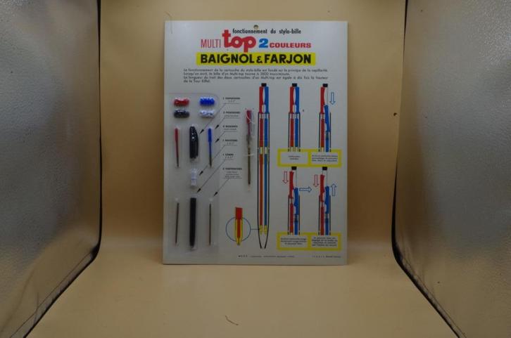 BAIGNOL & FARJON winkeldisplay kantoorboekhandel toonbank, Diversen, Schrijfwaren, Zo goed als nieuw, Ophalen of Verzenden