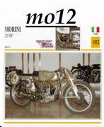 M12 motorkaart morini 155 gp    --- afmeting 14 cm x 14 cm, Ophalen of Verzenden, Zo goed als nieuw