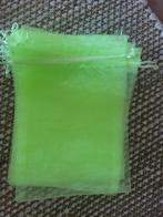 25 Organza Zakjes - 14x17 cm - Lime Groen, Ophalen of Verzenden, Nieuw, Versiering, Overige