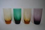 glas servies Max verboeket maastricht carnaval groen blauw, Antiek en Kunst, Antiek | Glas en Kristal, Ophalen of Verzenden