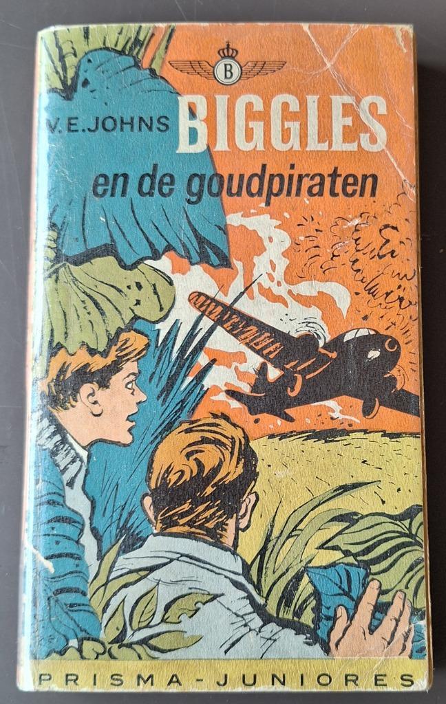 Biggles en de goudpiraten - J 183, Boeken, Avontuur en Actie, Gelezen, Ophalen of Verzenden