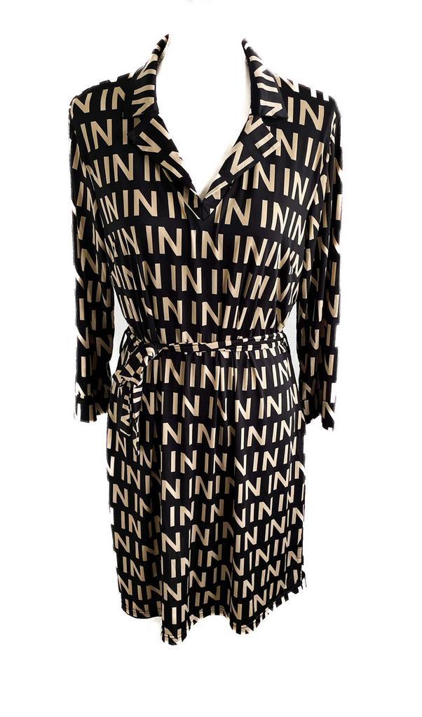 Mooie jurk van Iz Naiz 42, Kleding | Dames, Jurken, Zo goed als nieuw, Maat 42/44 (L), Overige kleuren, Knielengte, Ophalen of Verzenden