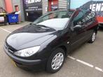 Peugeot 206 1.4 Station,APK7-26,IJSKOUDE AIRCO,trekh.etc.etc, Voorwielaandrijving, Stof, Zwart, 4 cilinders