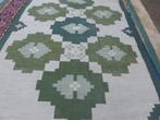 kelim nieuw wol mooi handzaam groene tinten rustgevend, Huis en Inrichting, Klassiek, Ophalen of Verzenden, 200 cm of meer, Rechthoekig