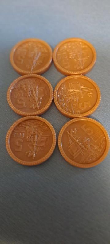 Duikmunten, 6 stuks. Nieuw!
Leuk om op te duiken in zwemband beschikbaar voor biedingen