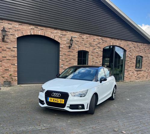 Audi A1 1.2 Tfsi S-Line 2014 Wit Zwart dak, Auto's, Audi, Particulier, A1, Airconditioning, Bluetooth, Cruise Control, Elektrische ramen