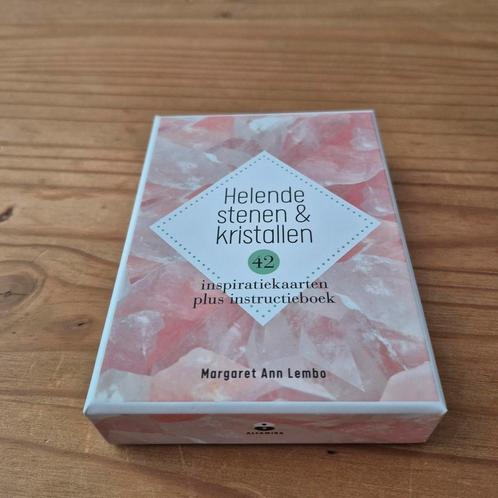 Helende stenen en kristallen Inspiratiekaarten, Boeken, Esoterie en Spiritualiteit, Zo goed als nieuw, Overige typen, Tarot of Kaarten leggen