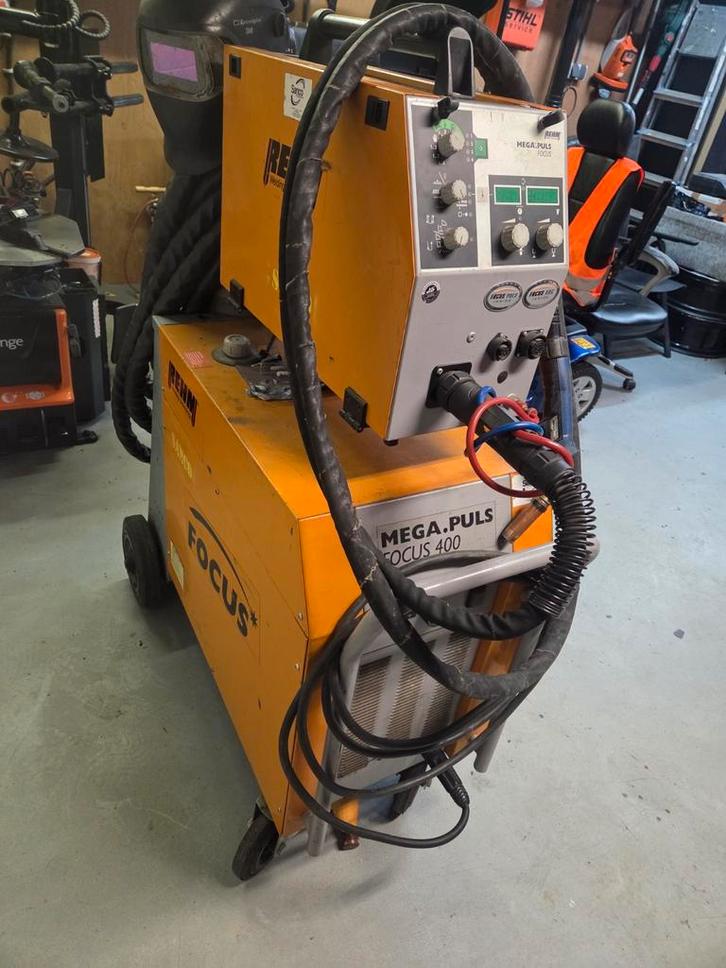 REHM MEGA PULS 400 W MIG/MAG Pulslasapparaat, Doe-het-zelf en Verbouw, Gereedschap | Lasapparaten, Ophalen of Verzenden