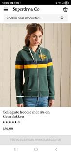 Nieuwe Superdry hoodie vest voor dames, maat 44. Comfortabel, Superdry, Maat 42/44 (L), Nieuw, Ophalen of Verzenden