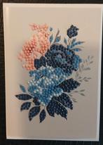 Diamond painting wenskaarten bloemen, Ophalen of Verzenden, Nieuw