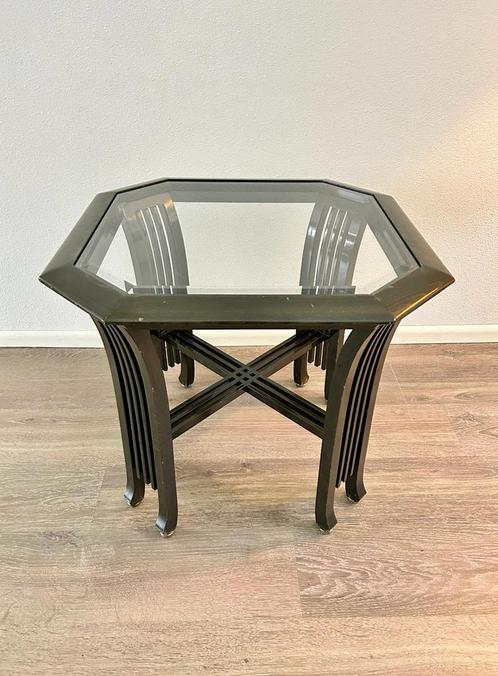 Italiaans Design – Giorgetti Salontafel art deco, Huis en Inrichting, Tafels | Bijzettafels, Zo goed als nieuw, Rechthoekig, 75 cm of meer