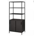 IKEA TROTTEN Kast - Antraciet - 180x80x55, Huis en Inrichting, Kasten | Boekenkasten, Ophalen, 50 tot 100 cm, Zo goed als nieuw