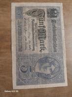 Oude 5 Mark Reichsbanknote 1917, Postzegels en Munten, Munten | Nederland, Ophalen of Verzenden, Vóór koninkrijk, Overige waardes