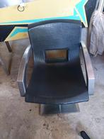 2 Kappersstoelen - Doe een bod!, Gebruikt, Twee, Zwart, Ophalen of Verzenden
