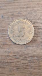 Letland - 5 Santims 1992 (D6), Verzenden, Overige landen, Losse munt