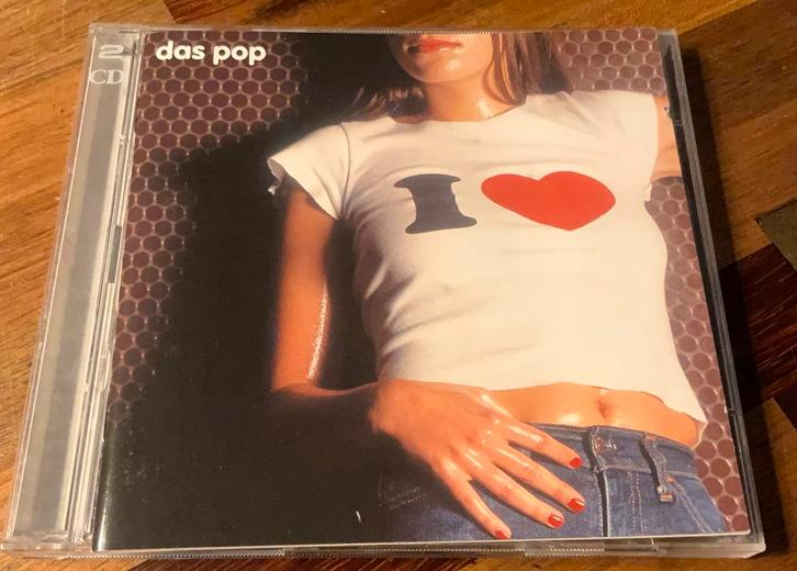 DUBBEL CD DAS POP I LOVE 2001 PIAS LABEL HOLLAND, Cd's en Dvd's, Cd's | Pop, Gebruikt, 2000 tot heden, Verzenden