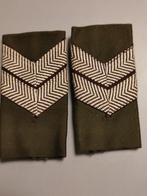 Setje rangen, Verzamelen, Militaria | Algemeen, Ophalen of Verzenden, Landmacht, Nederland, Embleem of Badge