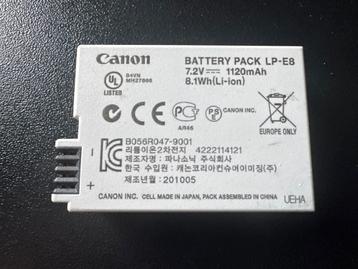 Canon LP-E8 Batterij - Zo goed als nieuw beschikbaar voor biedingen