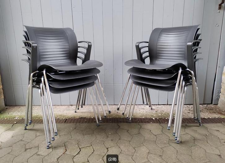 6 stk. Retro stoelen - Fritz Hansen, Alfred Homann Ensemble, Huis en Inrichting, Stoelen, Zo goed als nieuw, Vijf, Zes of meer stoelen