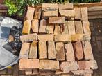 Oud-Hollandse Gebakken Steentjes - Tuinpad/Muur, Doe-het-zelf en Verbouw, Metselstenen, Ophalen of Verzenden, Gebruikt, Bakstenen