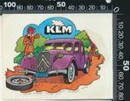 Sticker: KLM Kleding - Citroen Traction, Verzamelen, Verzenden, Zo goed als nieuw, Bedrijf of Vereniging