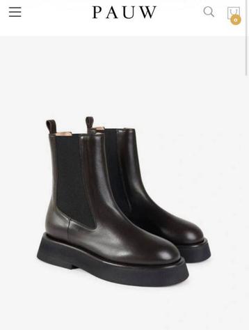 Wandler Rosa Boots/laarsjes elastic donkerbruin 39 by Pauw beschikbaar voor biedingen