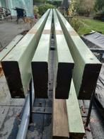 4 balken en 3 (staanders) 12 x 12 cm, Ophalen of Verzenden, Zo goed als nieuw