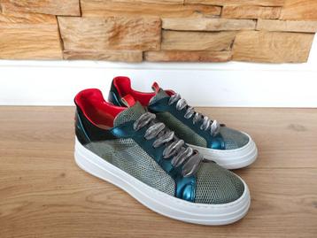 Jan Jansen Neptune Sneakers Forest Green ZGAN! maat 38 beschikbaar voor biedingen