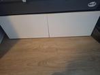 Ikea Besta kast bruinzwart/wit hoogglans 120x40x38, Ophalen, 100 tot 150 cm, Zo goed als nieuw, Minder dan 100 cm