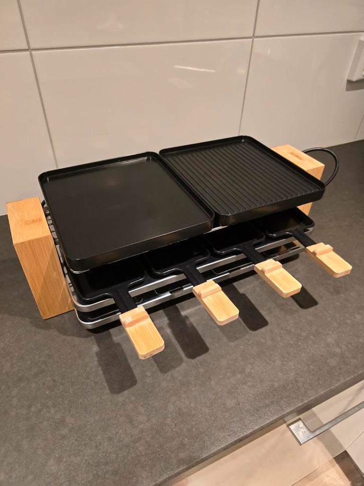 Princess gourmetstel Raclette 8 persoons, Witgoed en Apparatuur, Gourmetstellen, Zo goed als nieuw, 8 personen of meer, Ophalen of Verzenden