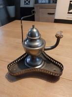 Oude Tinnen Olielamp, Ophalen