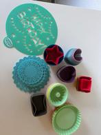 Siliconen bakvormpjes / etagiere / bakspullen, Ophalen of Verzenden, Zo goed als nieuw, Taarten of Cupcakes, Bakvorm