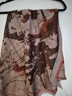 Bandolera sjaal. Bruintinten., Verzenden, Zo goed als nieuw, Sjaal