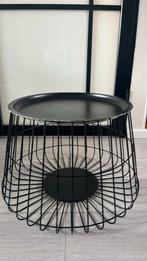 Bijzettafel/ mand, Huis en Inrichting, Tafels | Bijzettafels, 45 tot 60 cm, Minder dan 55 cm, Gebruikt, Rond