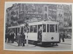 ansichtkaart Brussel 1951 met tram, Verzamelen, Ophalen of Verzenden, Tram, Zo goed als nieuw