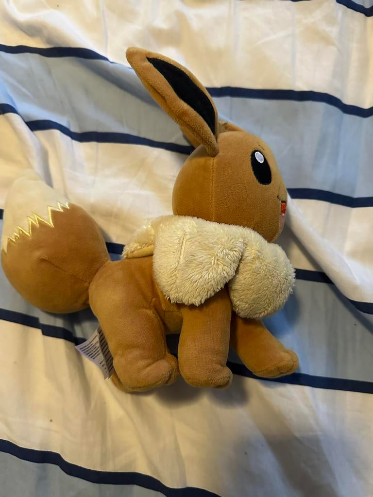 Eevee Pokémon Knuffel, Kinderen en Baby's, Speelgoed | Knuffels en Pluche, Ophalen of Verzenden, Zo goed als nieuw, Overige typen