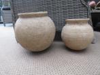 Romeinse grote kook potten , 2 stuks, puntgaaf, Verzenden