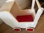 Witte Houten poppenwagen, Ophalen of Verzenden, Zo goed als nieuw