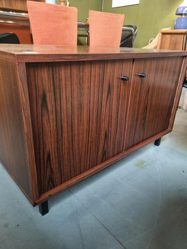 Vintage Pallisander kastje Jaren '70, Huis en Inrichting, Kasten | Dressoirs, Gebruikt, 50 tot 100 cm, 25 tot 50 cm, Met deur(en)