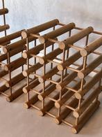 Nissen wijnrekken vintage Deens design jaren 60 wine rack, Ophalen, Gebruikt, 25 flessen of meer, Minder dan 50 cm