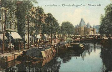 (304-250-045) Amsterdam Kloveniersburgwal met Nieuwmarkt beschikbaar voor biedingen