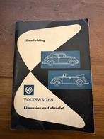 handleiding kever januari 1962, Auto diversen, Handleidingen en Instructieboekjes, Ophalen of Verzenden