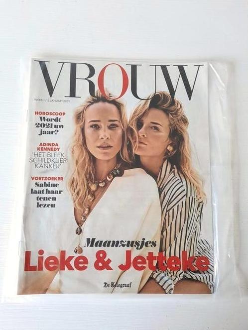 NIEUW VROUW Tijdschrift Maanzusjes Lieke Jetteke Lexmond '21, Boeken, Tijdschriften en Kranten, Nieuw, Damesbladen, Ophalen of Verzenden