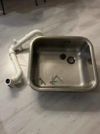 Aluminium wasbak., Ophalen, 50 tot 100 cm, Zo goed als nieuw, Minder dan 100 cm