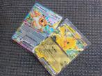 Eevee en Pikachu, Ophalen of Verzenden, Zo goed als nieuw, Meerdere kaarten, Foil