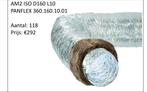 Panflex geisoleerde slang 160 mm, Doe-het-zelf en Verbouw, Ophalen, Nieuw